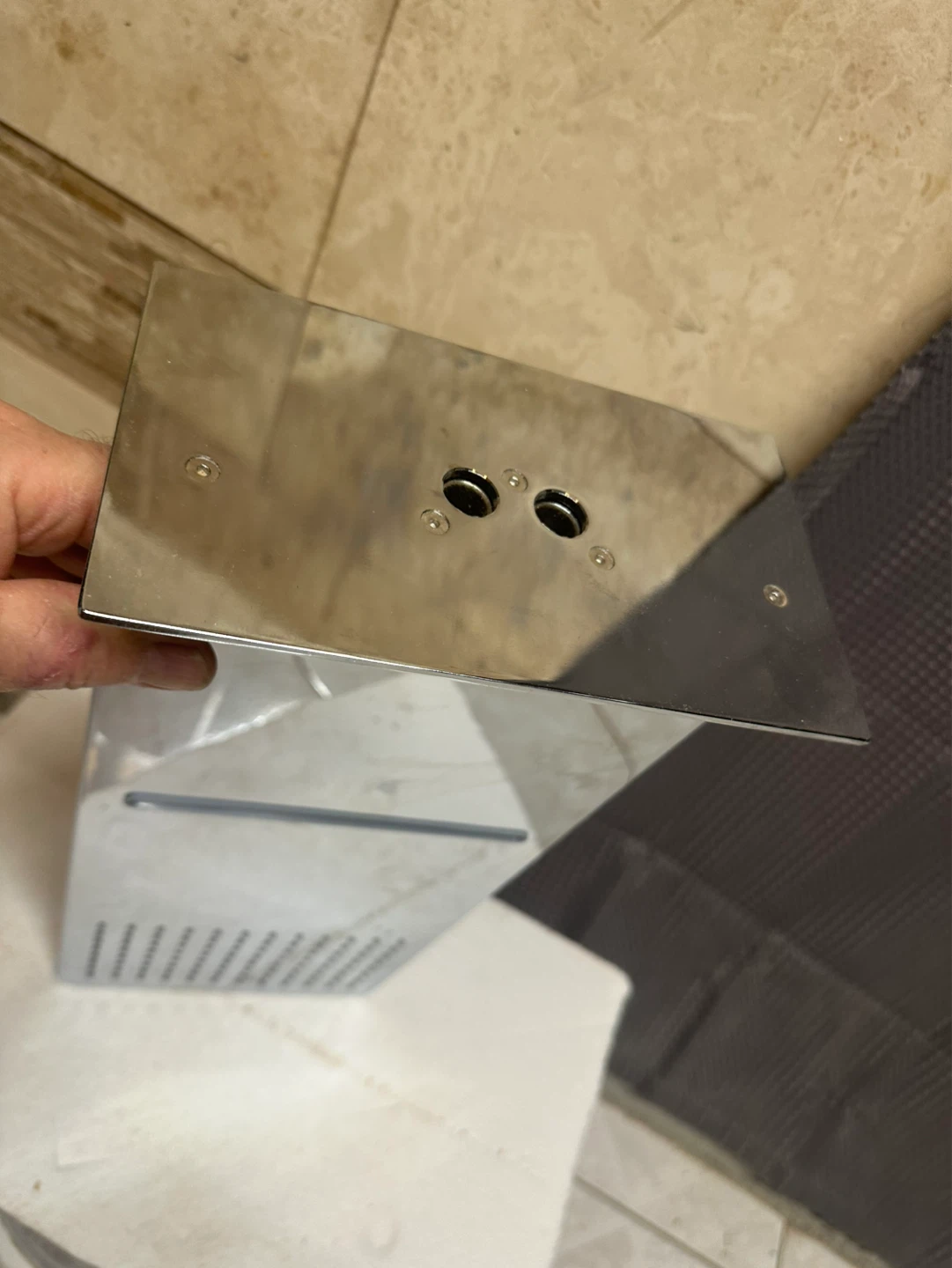 Chrome Shower Head Fixture - photo 3