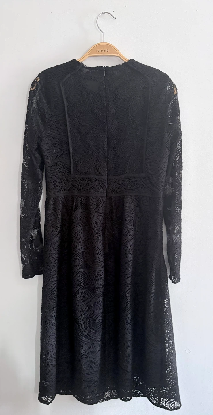 Zara paisley print Black Lace Dress  ‼️final sale ‼️ - photo 5