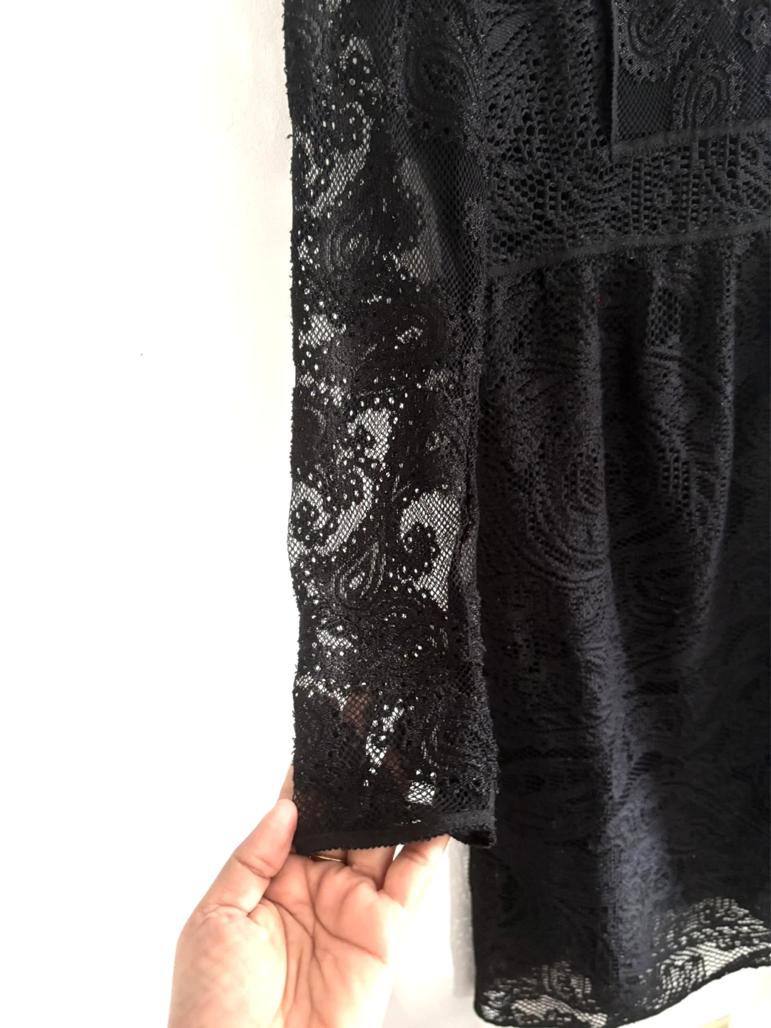 Zara paisley print Black Lace Dress  ‼️final sale ‼️ - photo 2