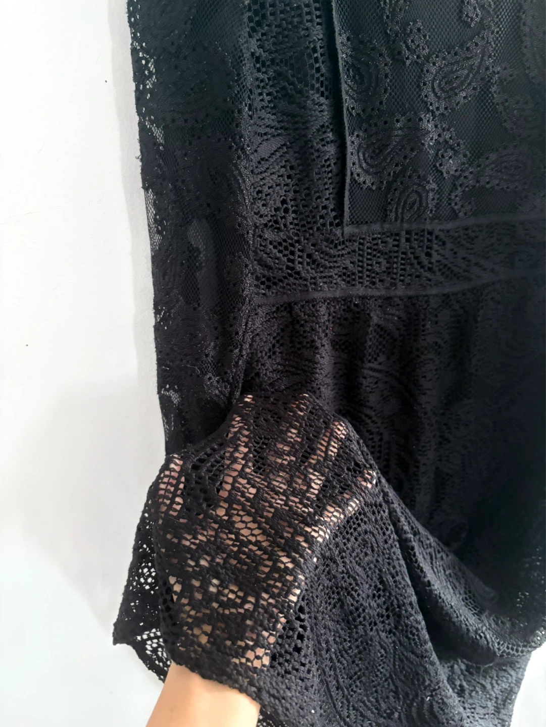 Zara paisley print Black Lace Dress  ‼️final sale ‼️ - photo 3