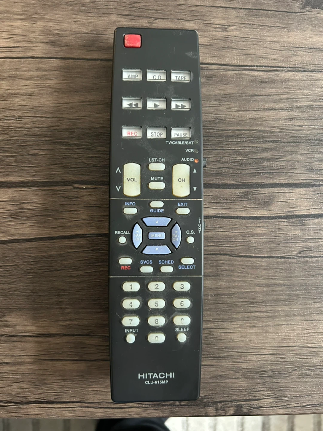 Hitachi CLU-615MP Universal Remote Control - photo 2