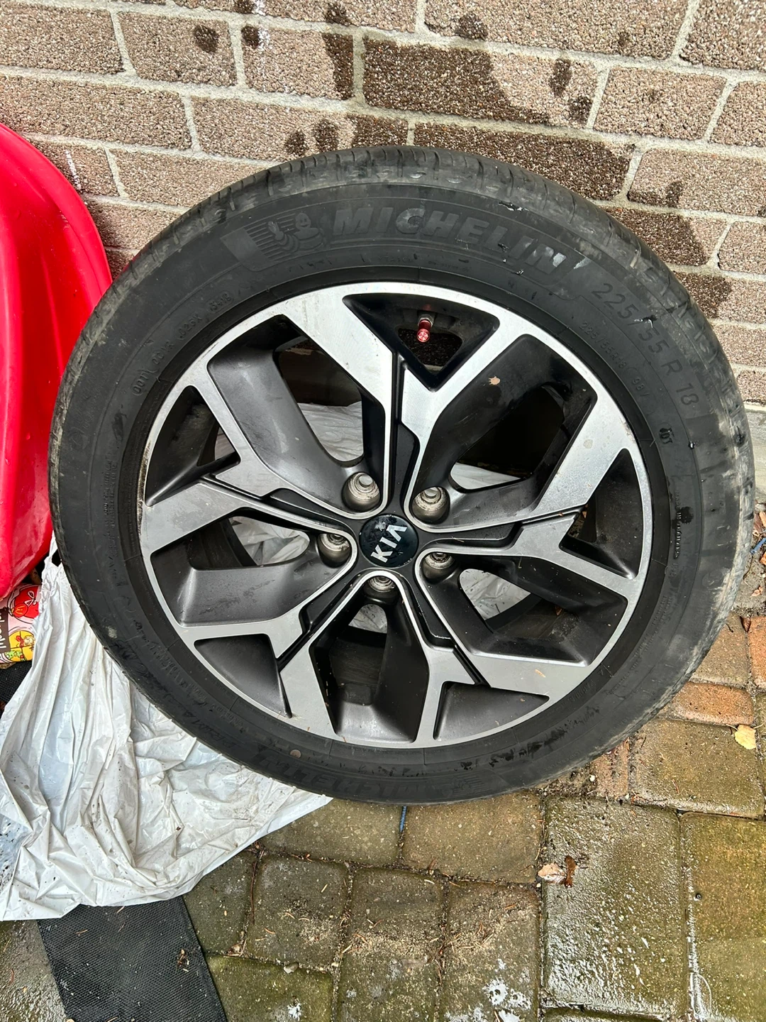 Set of 4 Kia Alloy Wheels with Michelin All Season Tires - photo 5