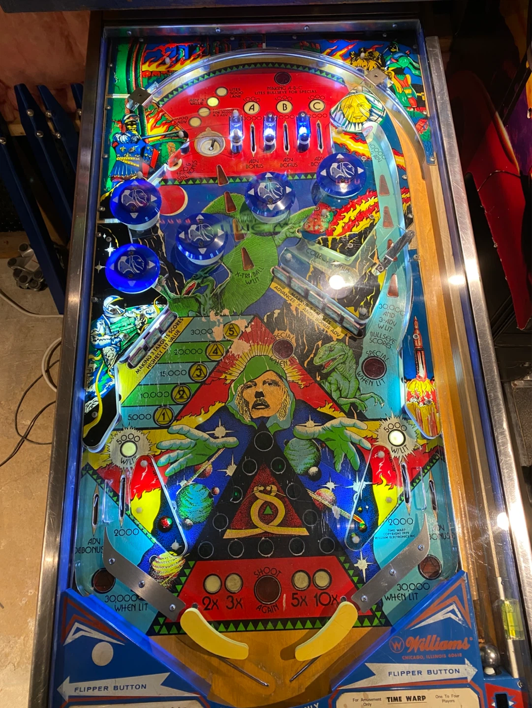 Time Warp Pinball Fully Restored - photo 2
