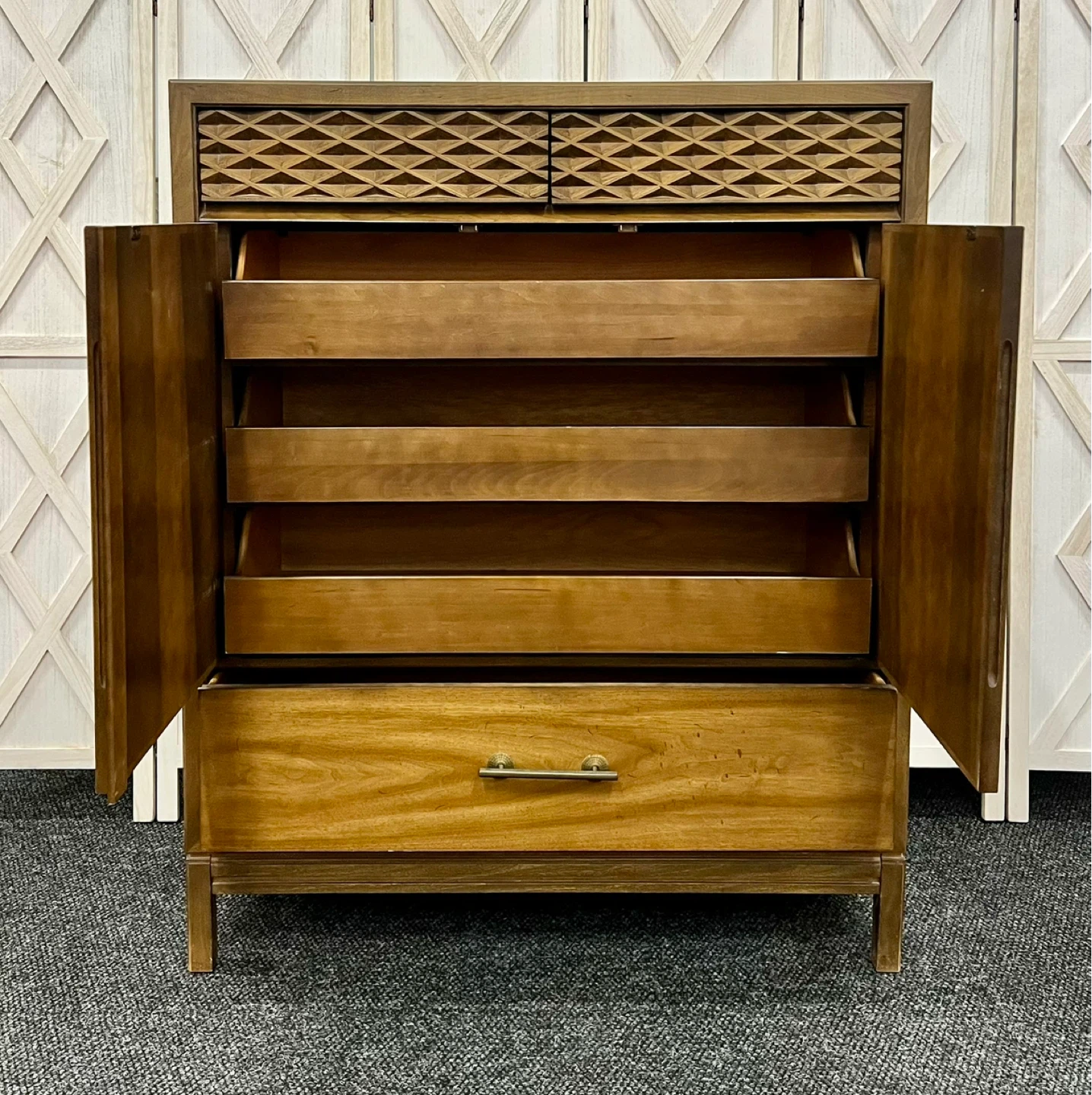 Bassett Furniture MCM Wood Dresser- Free Delivery NYC & NJ - photo 2