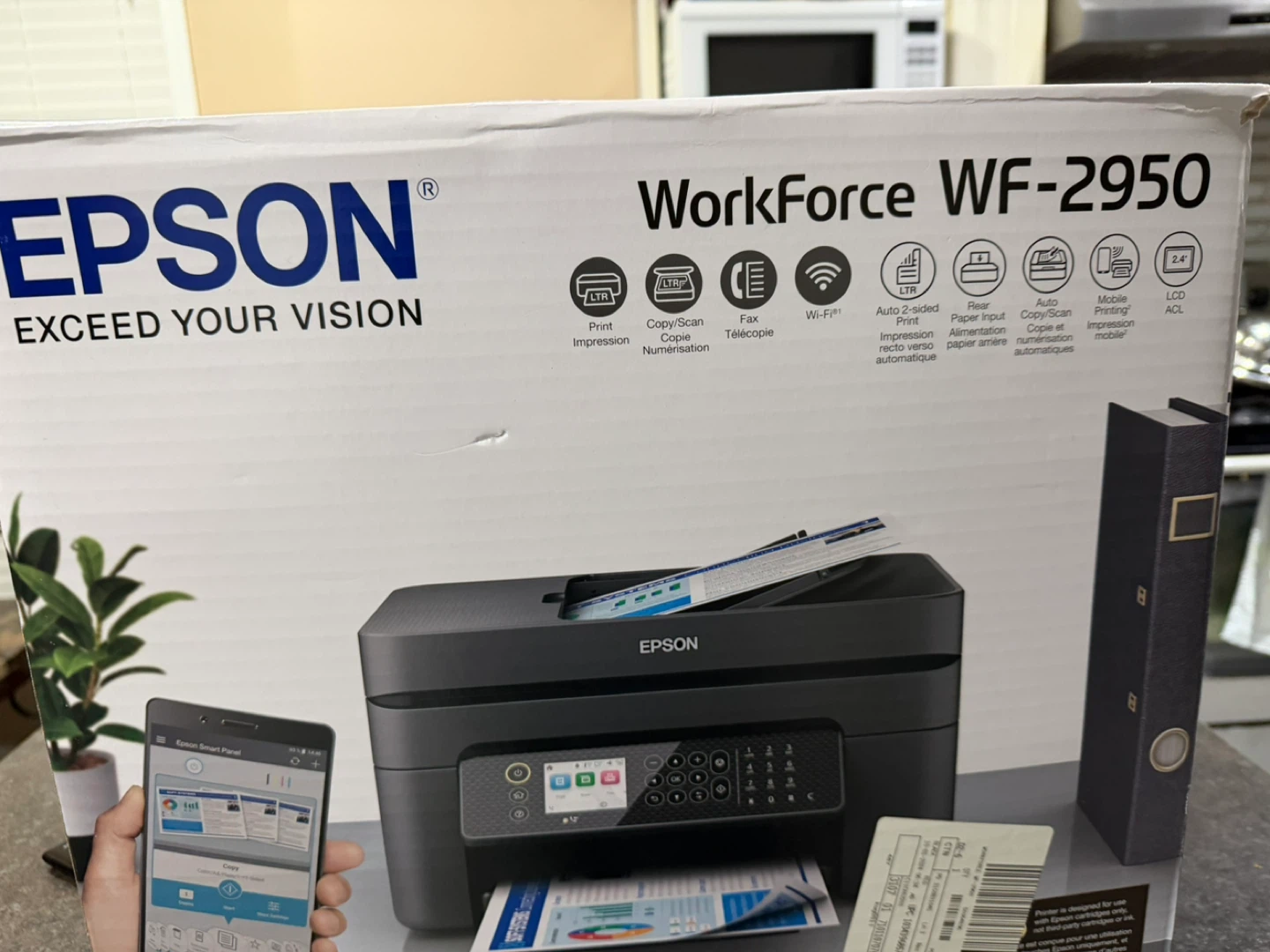 Epson WorkForce WF-2950 Wireless All-in-One Printer - photo 2