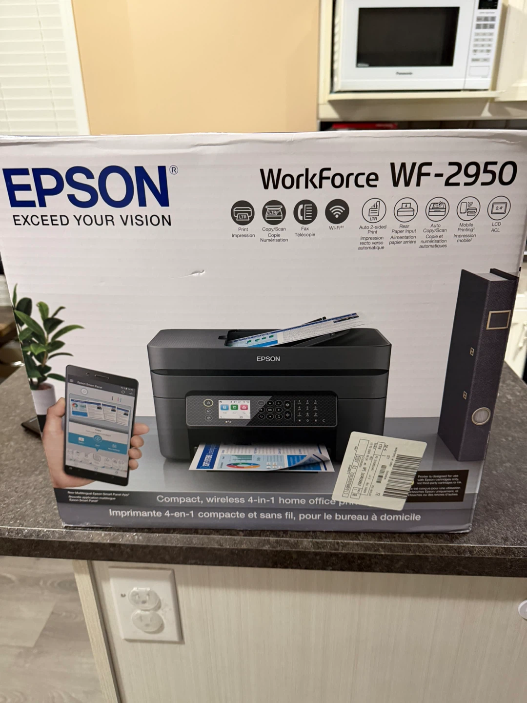 Epson WorkForce WF-2950 Wireless All-in-One Printer