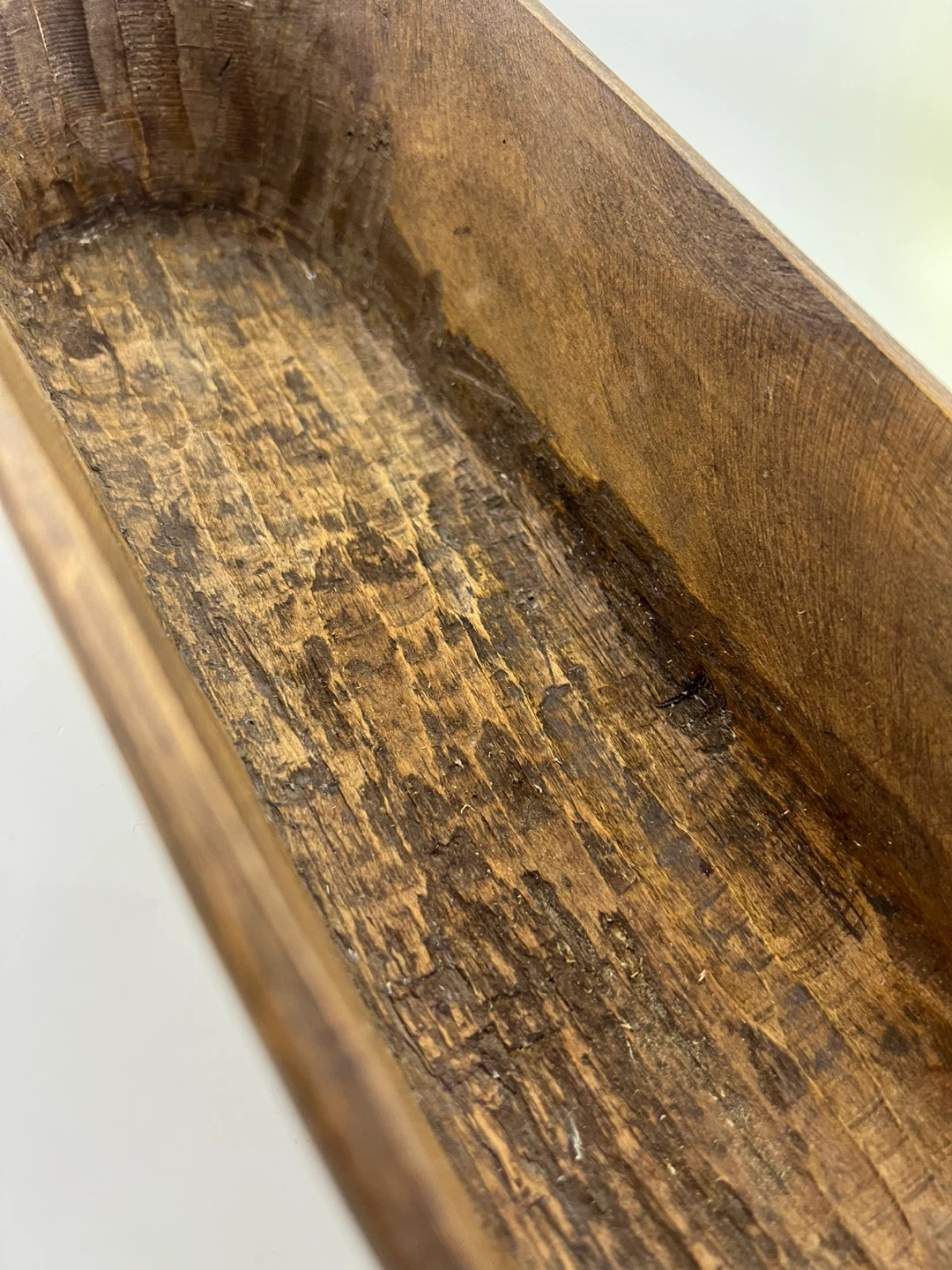 Antique Wooden Grain Scoop/Primitive Farmhouse Decor - photo 3