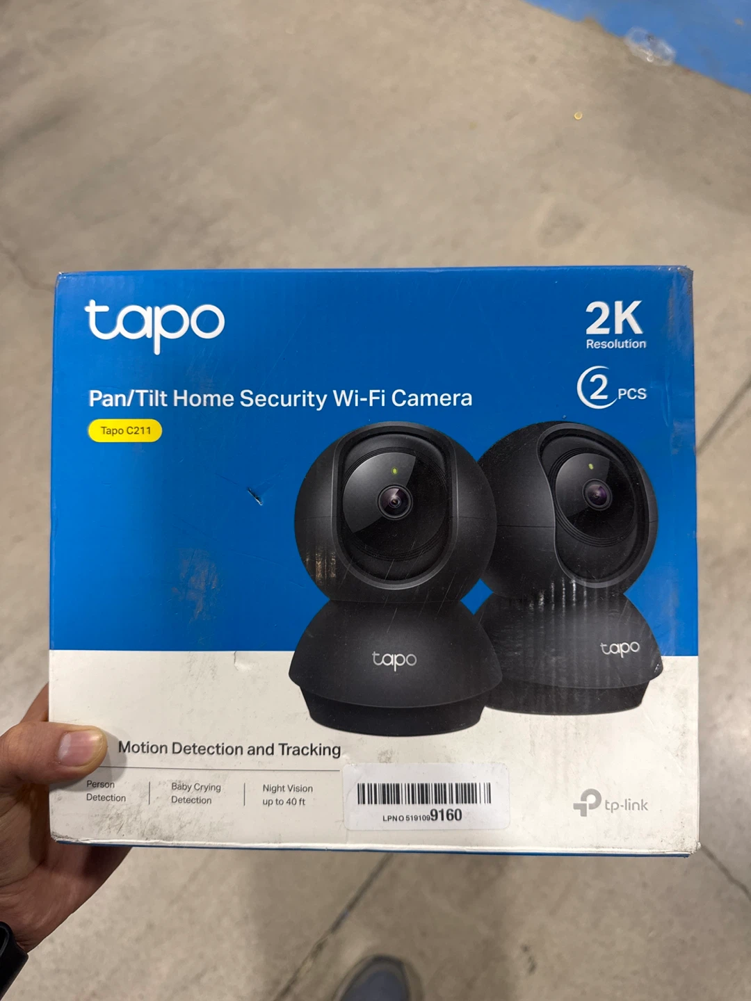 Tapo Pan/Tilt Home Security Wi-Fi Camera 2K - 2 PCS