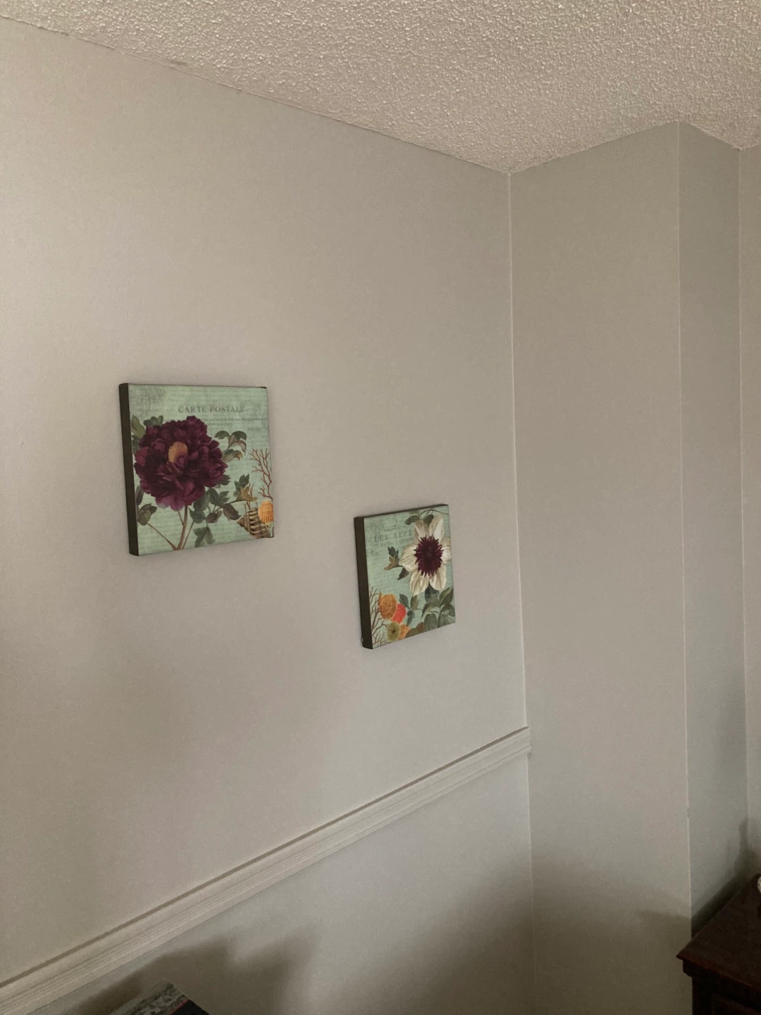 Set of 2 Floral Canvas Wall Art - photo 2