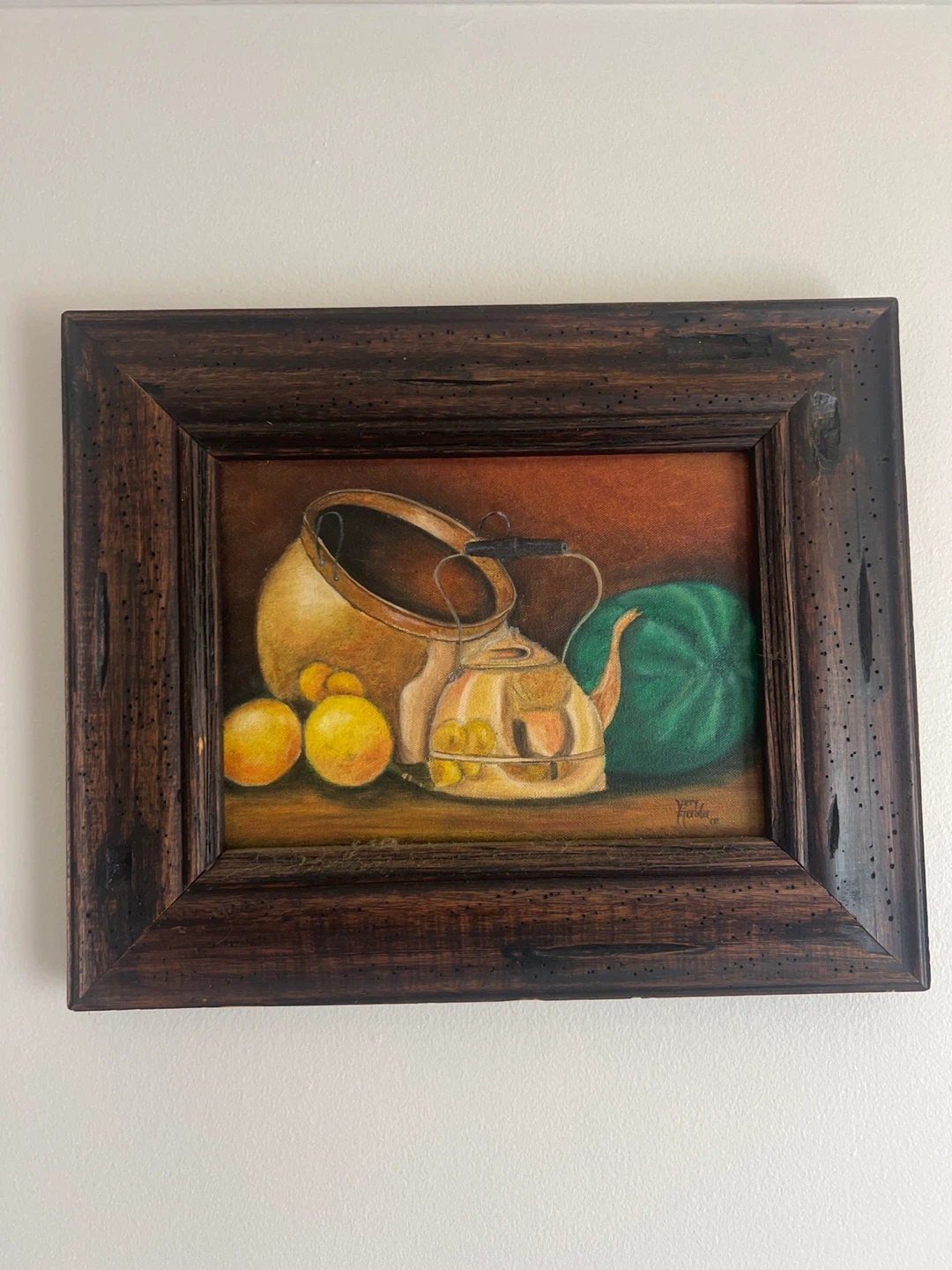Framed Still Life Painting