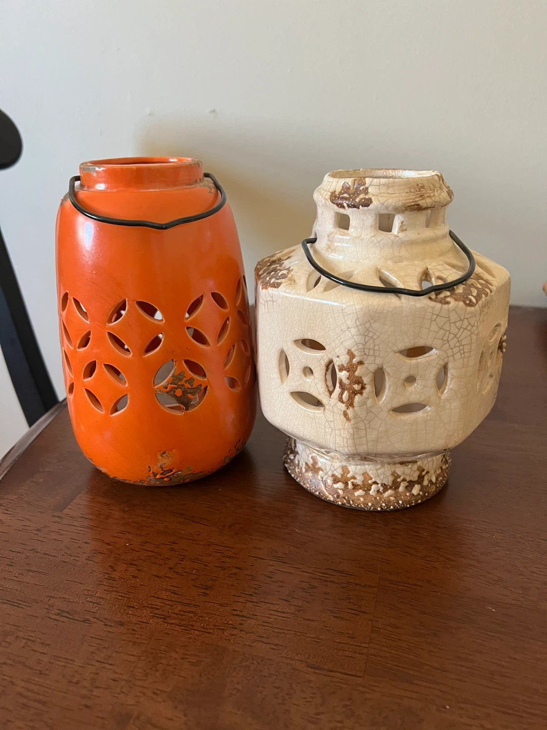 Set of Ceramic Lanterns