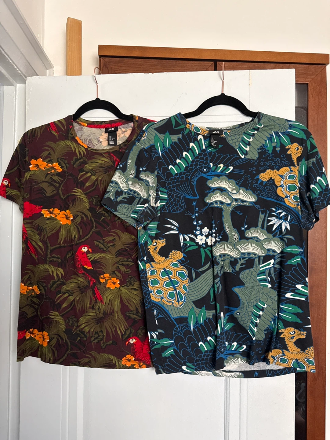 H&M Graphic Print T-Shirts (2 Pack)