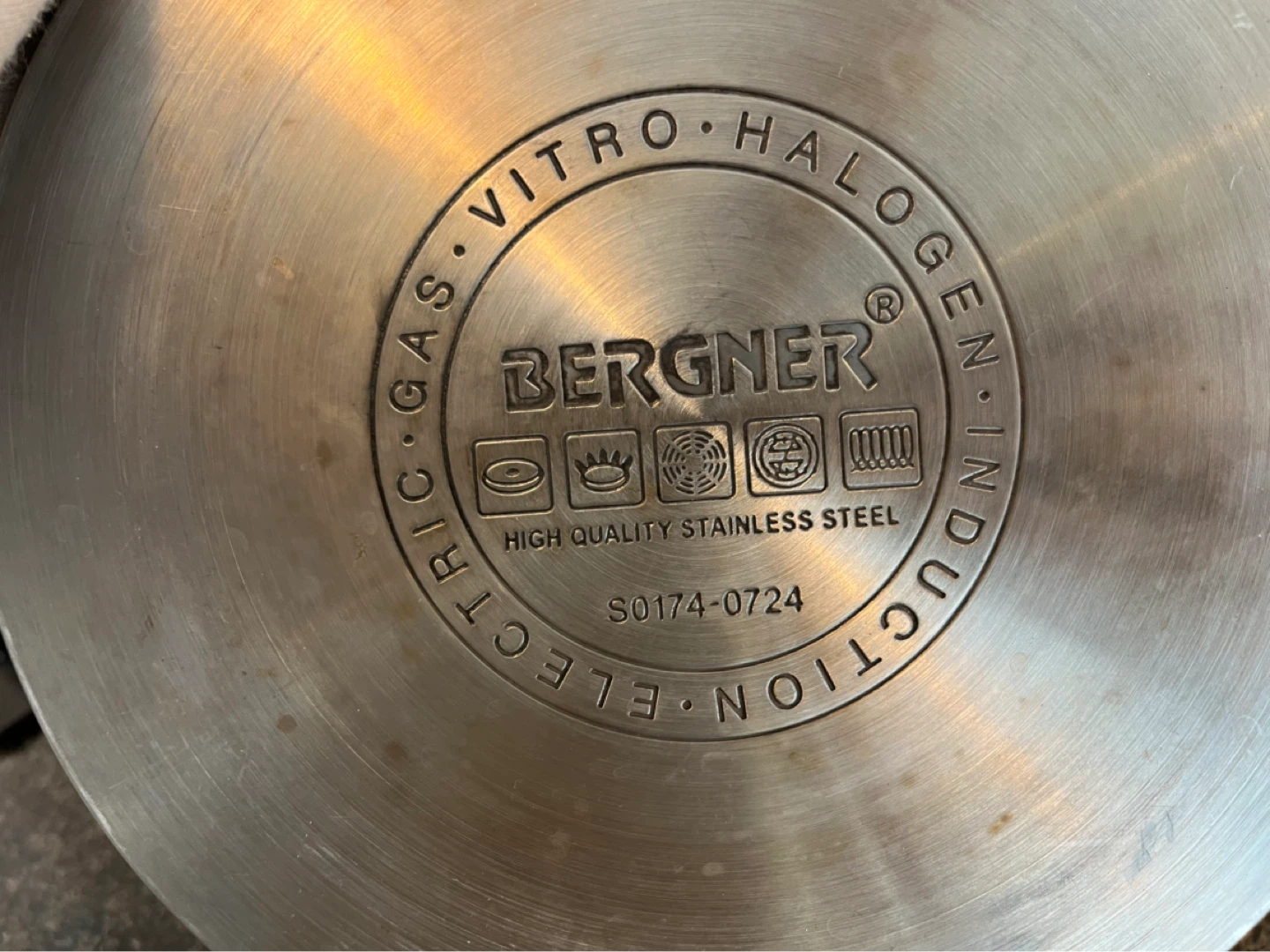 Bergner Stainless Steel Stock Pot with Lid - photo 3