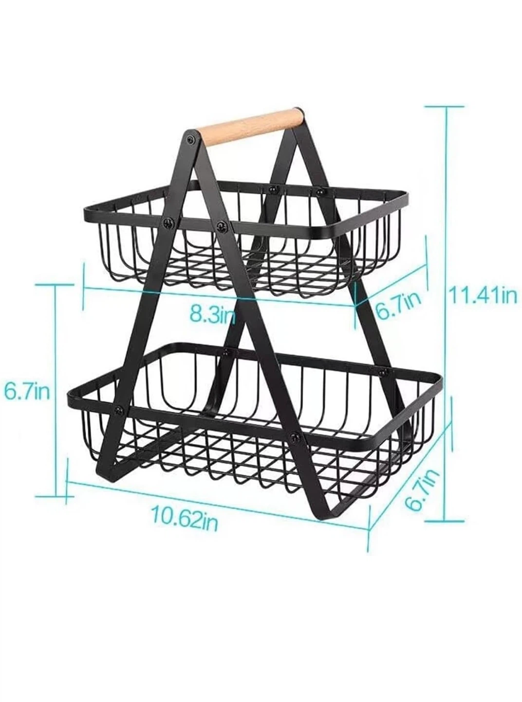 REEKOS 2-Tier Wire Basket - photo 2