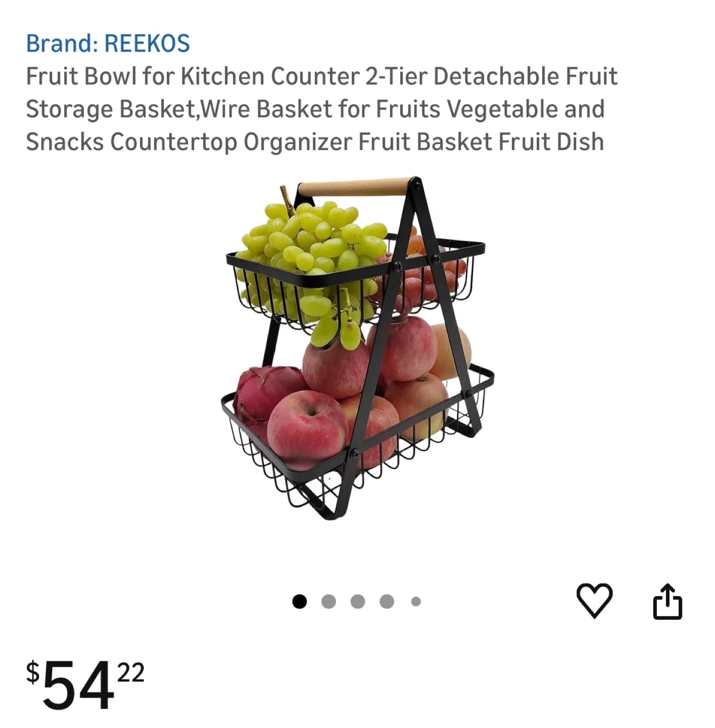 REEKOS 2-Tier Wire Basket