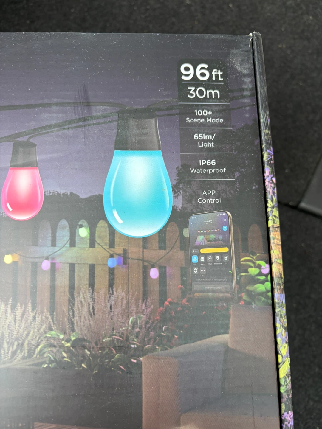 New! Govee Outdoor S14 Bulb String Lights 2 - photo 2