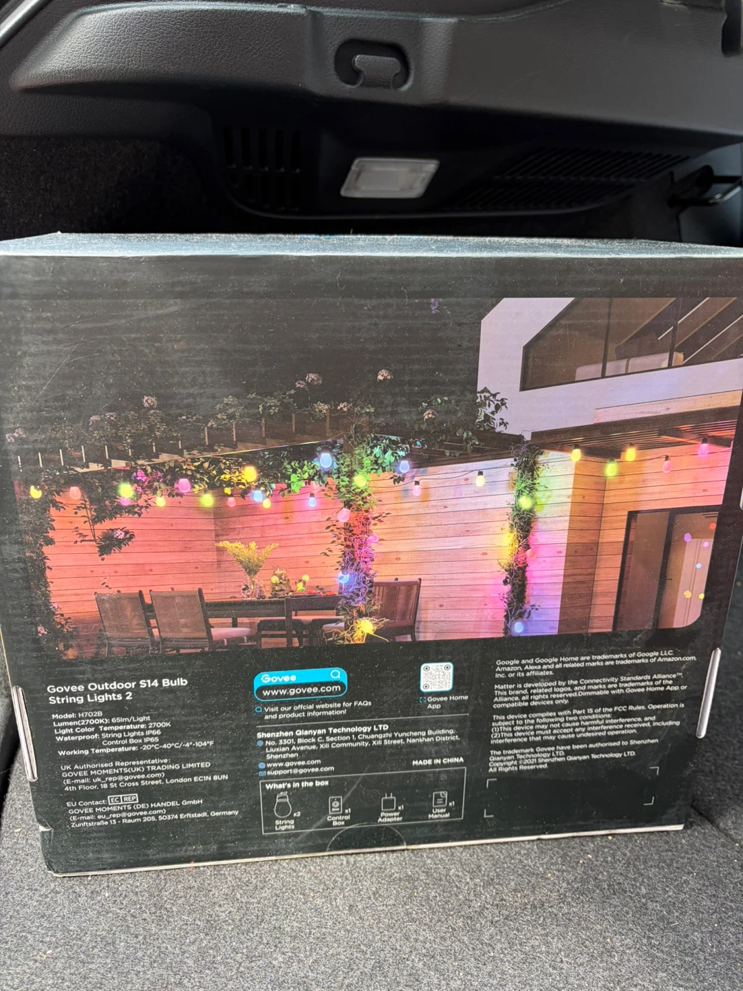 New! Govee Outdoor S14 Bulb String Lights 2 - photo 4