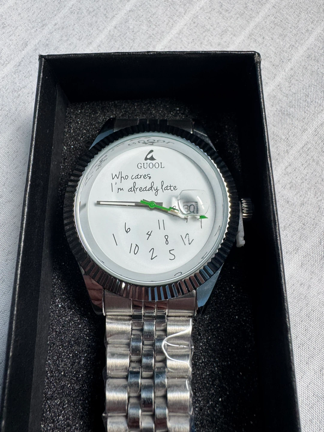 “Who Cares I’m Already Late” Watch - photo 2