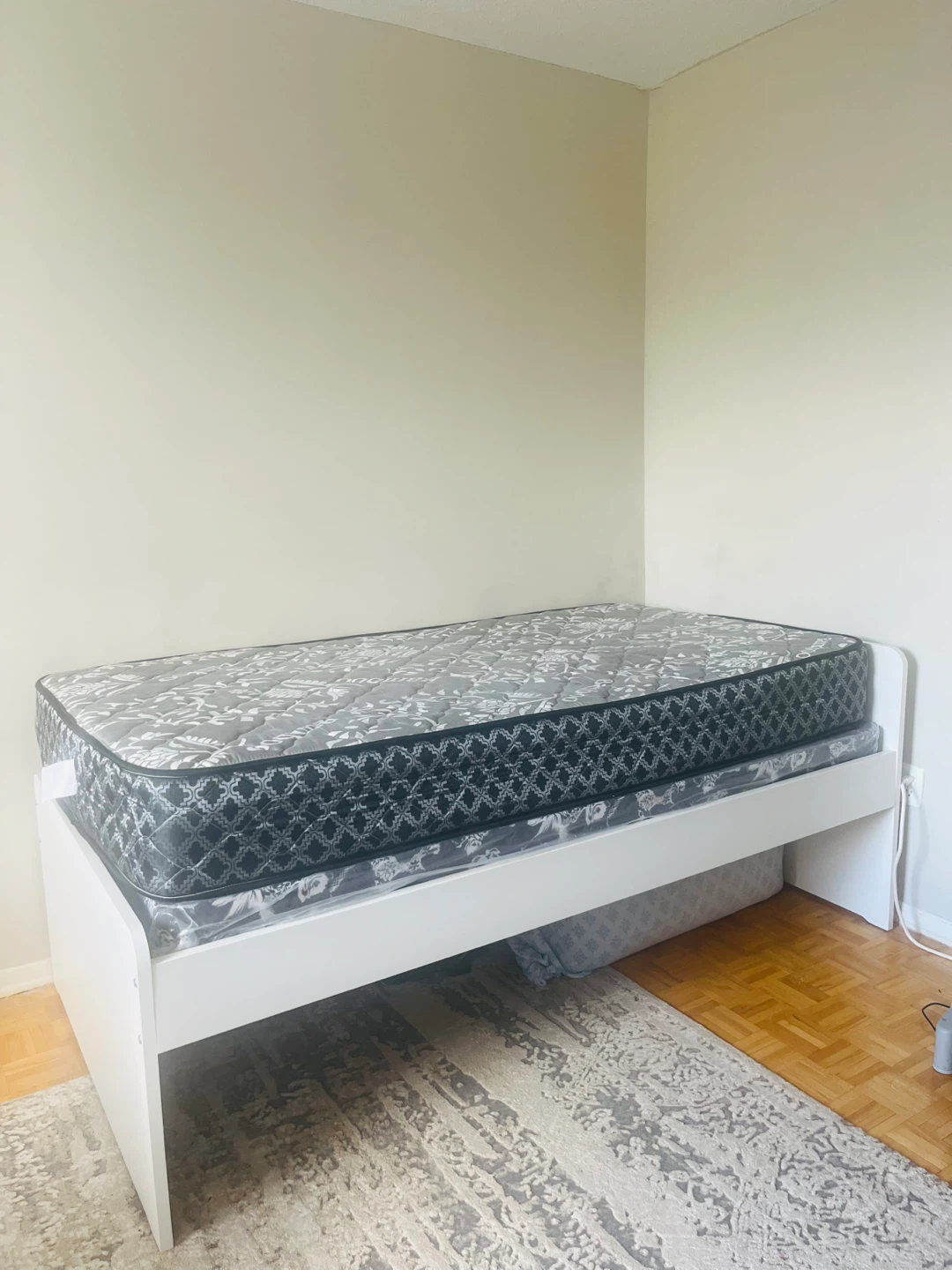 IKEA SLÄKT Twin Bed Frame + Brand New Mattress – $180 - photo 2