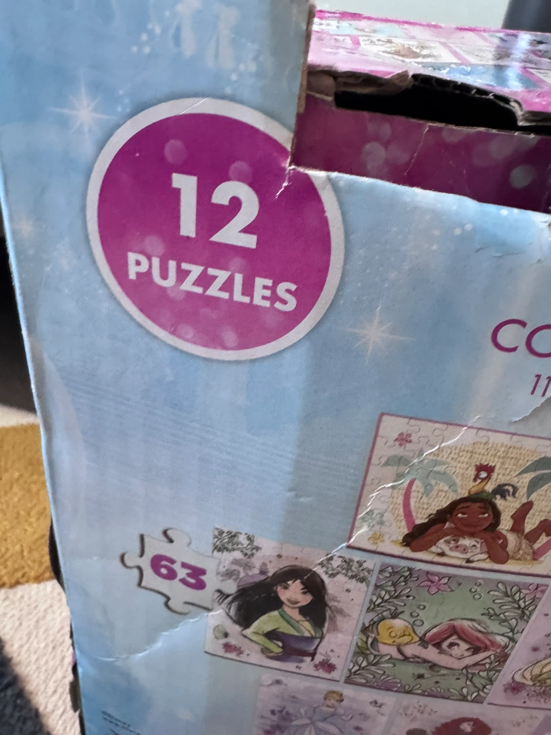 Disney Princess 12-Puzzle Pack - photo 4
