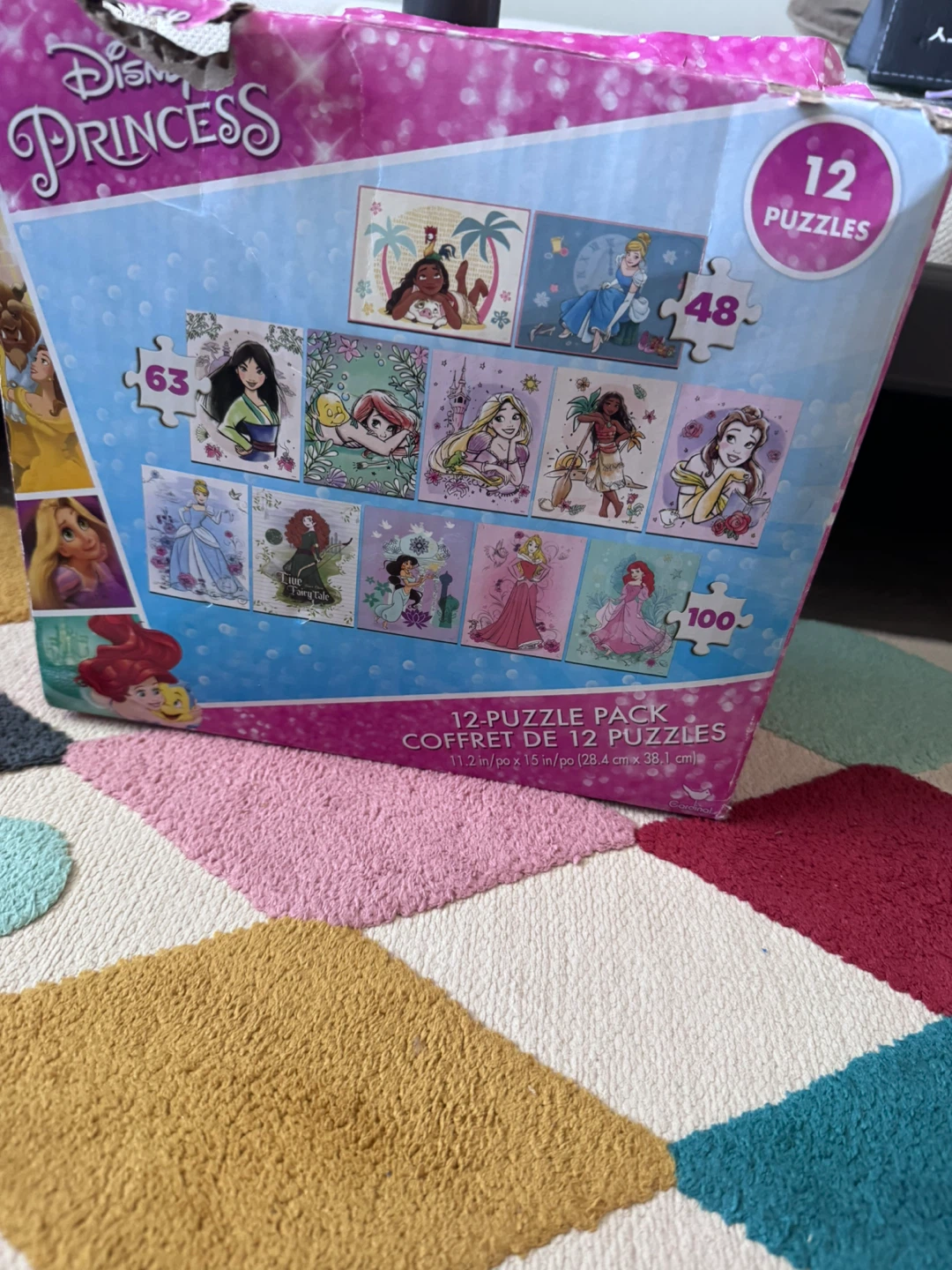 Disney Princess 12-Puzzle Pack