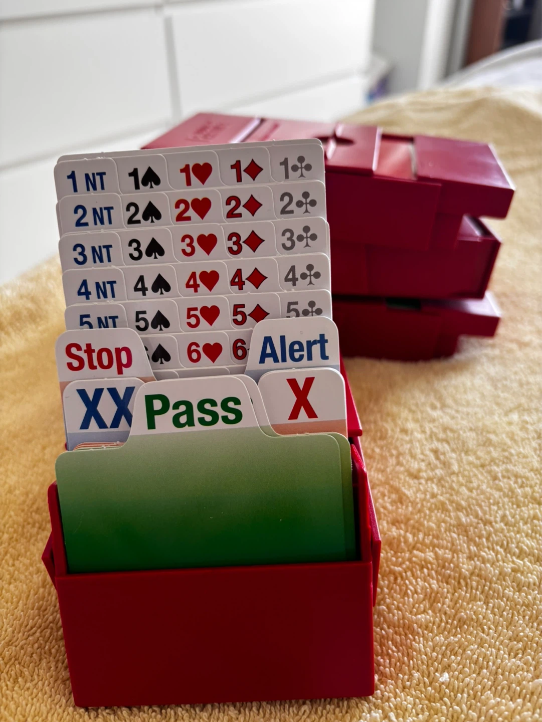 Bridge Bidding  Card Holder Set