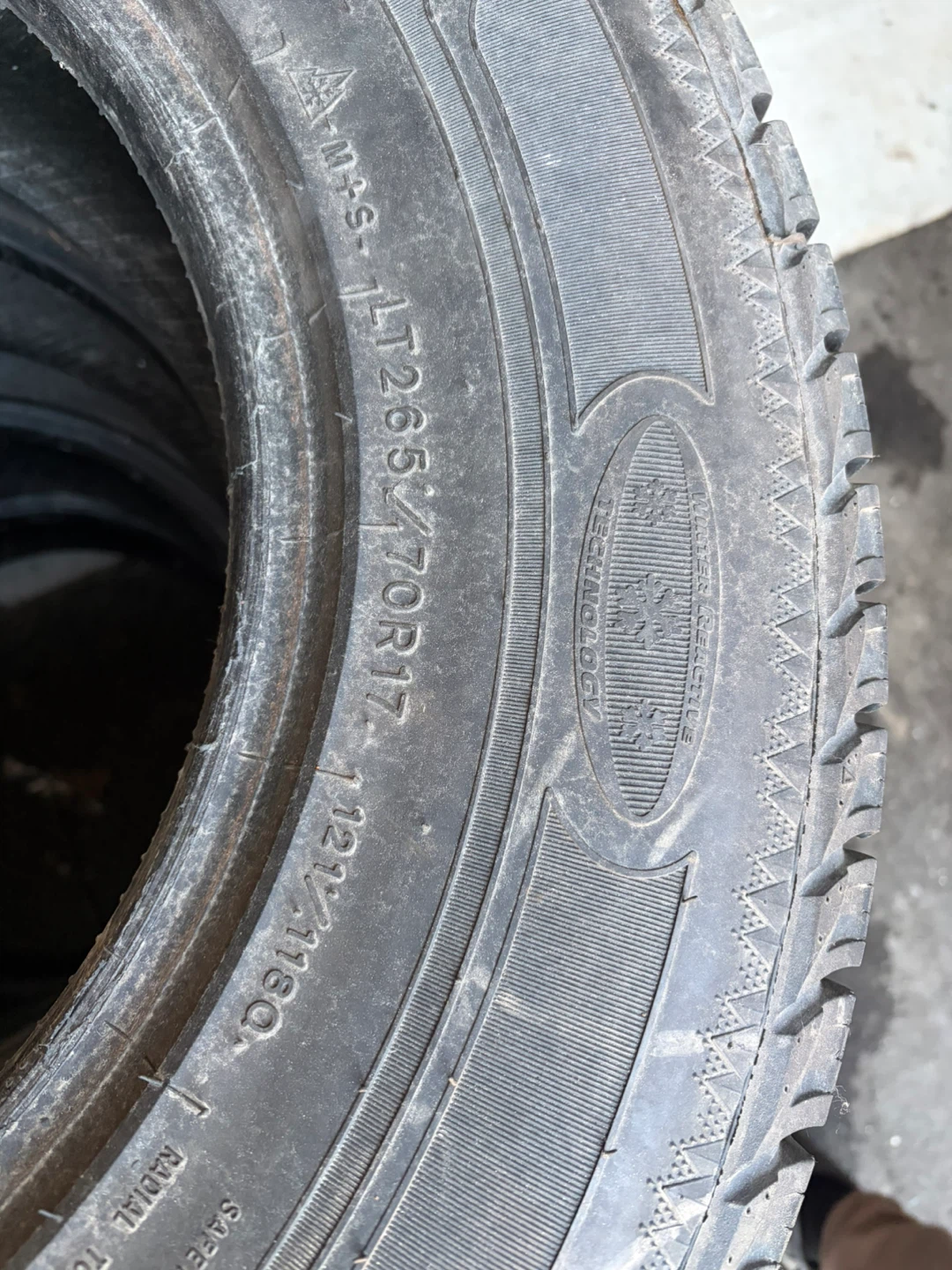 Goodyear Ultra Grip LT265/70R17 Tires (Set of 4) - photo 3