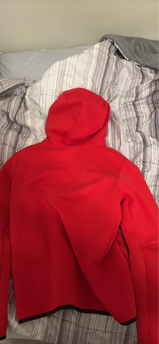 Nike Tech Fleece Hoodie Red