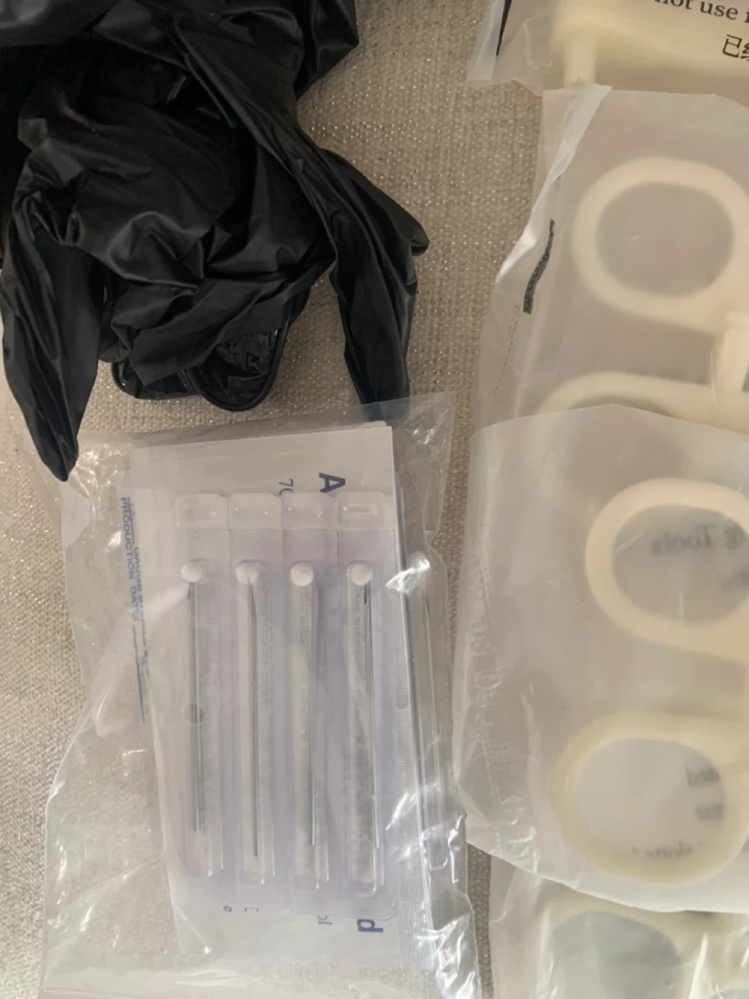 Body Piercing Tool Kit with Needles & Gloves - photo 4