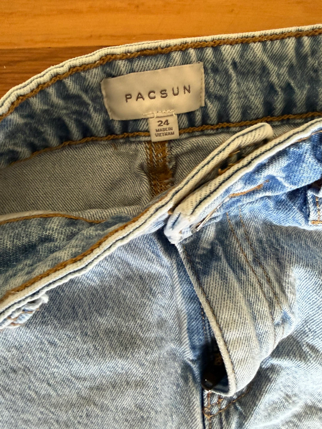 PacSun Dad Jean & Denim Mini Skirt Size 24 - photo 3