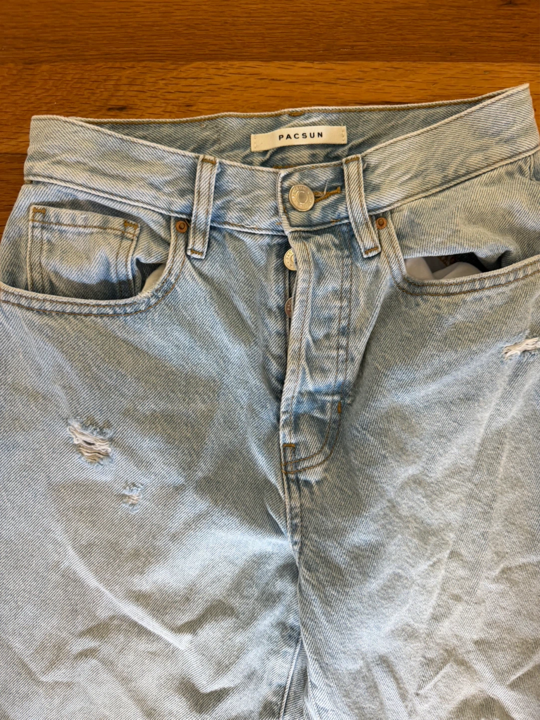 PacSun Dad Jean & Denim Mini Skirt Size 24 - photo 2