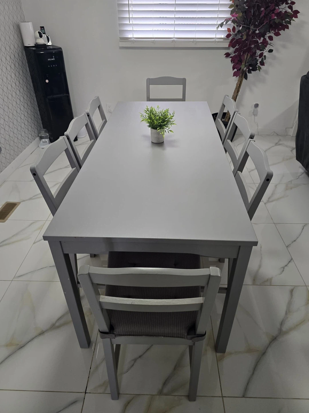 Grey Dining Table with 8 Chairs - photo 2