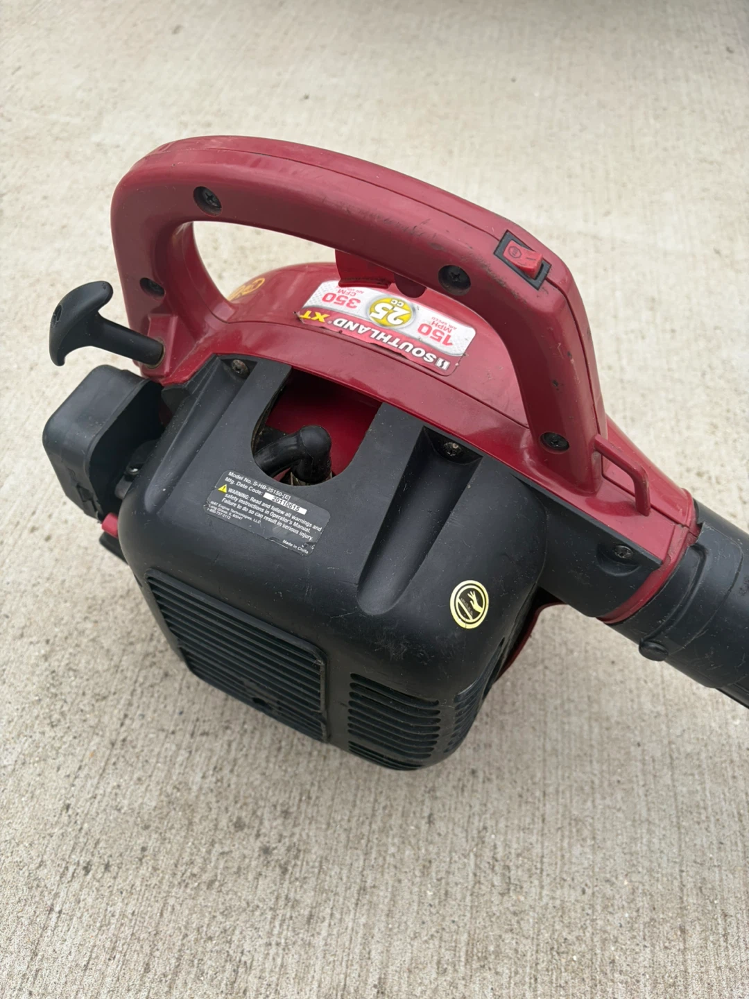 Southland XT Leaf Blower - photo 5