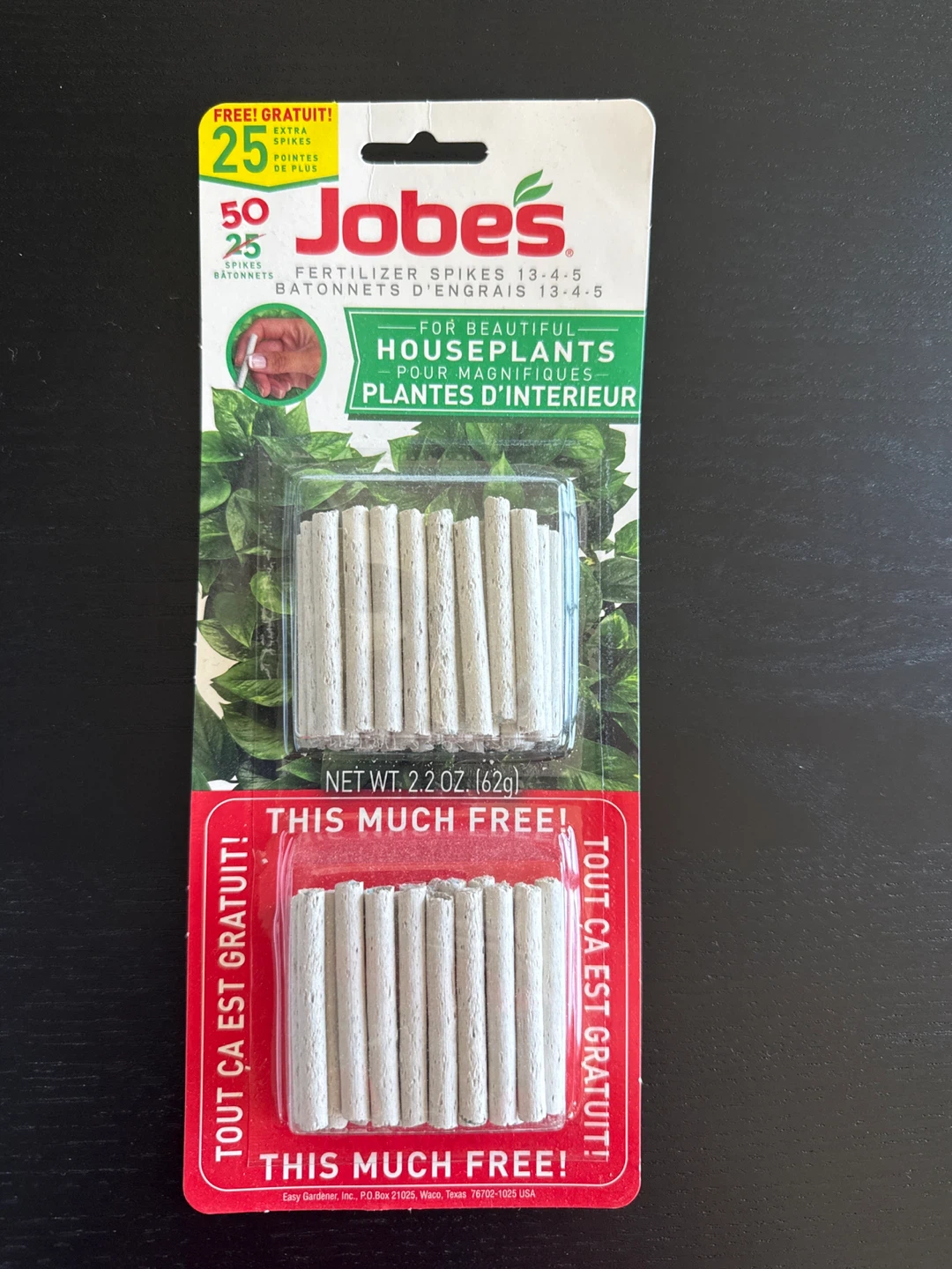 Jobe's 50 Fertilizer Spikes for Houseplants 13-4-5 - photo 2
