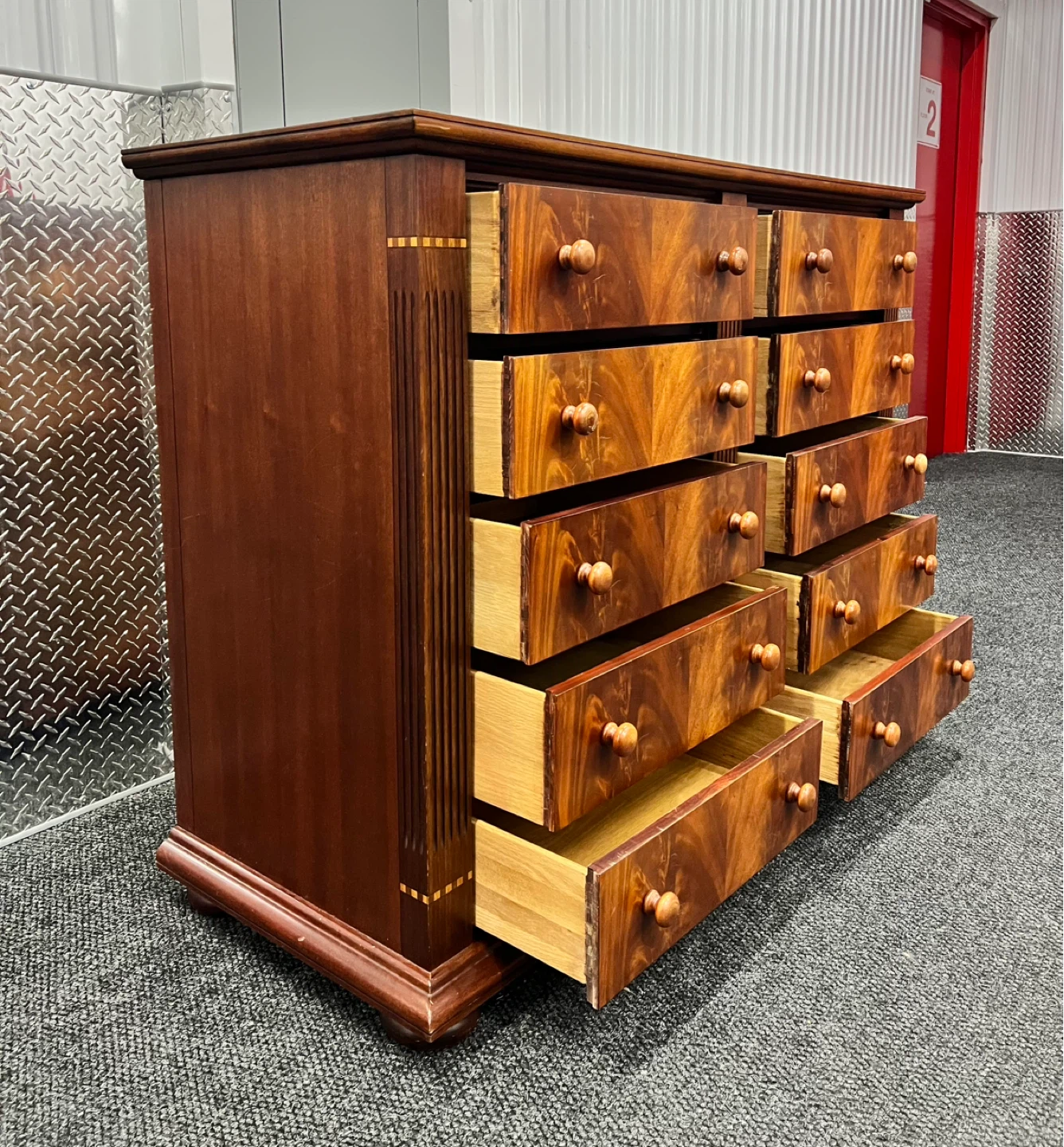 Vintage Art Deco 10 Drawer Dresser/ Free Delivery NYC & NJ - photo 3