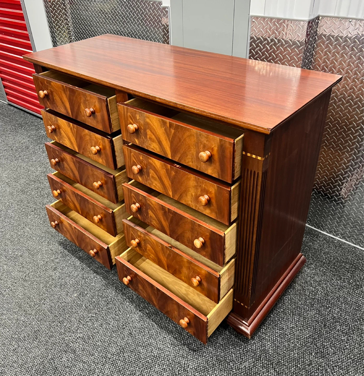 Vintage Art Deco 10 Drawer Dresser/ Free Delivery NYC & NJ - photo 4