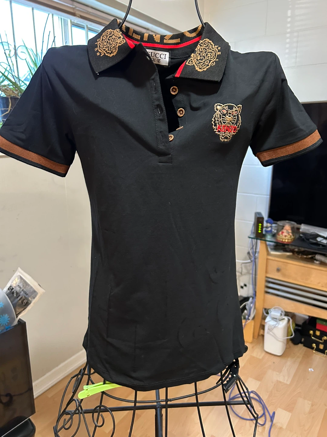 Black Kenzo Tiger Polo Shirt - photo 5