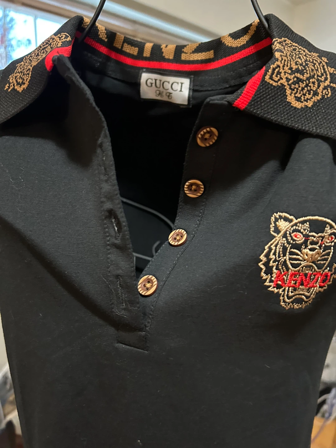 Black Kenzo Tiger Polo Shirt - photo 4