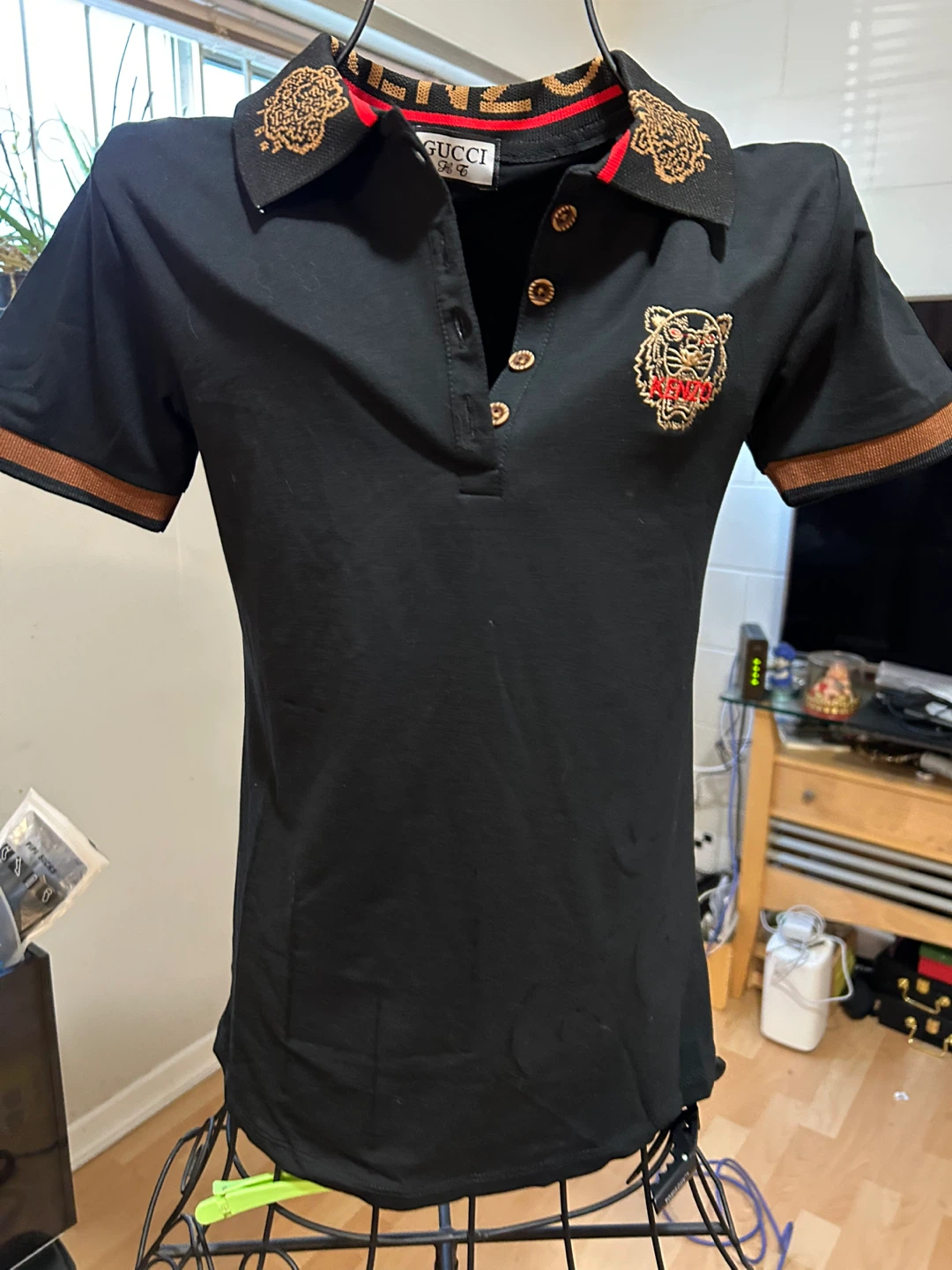 Black Kenzo Tiger Polo Shirt - photo 3