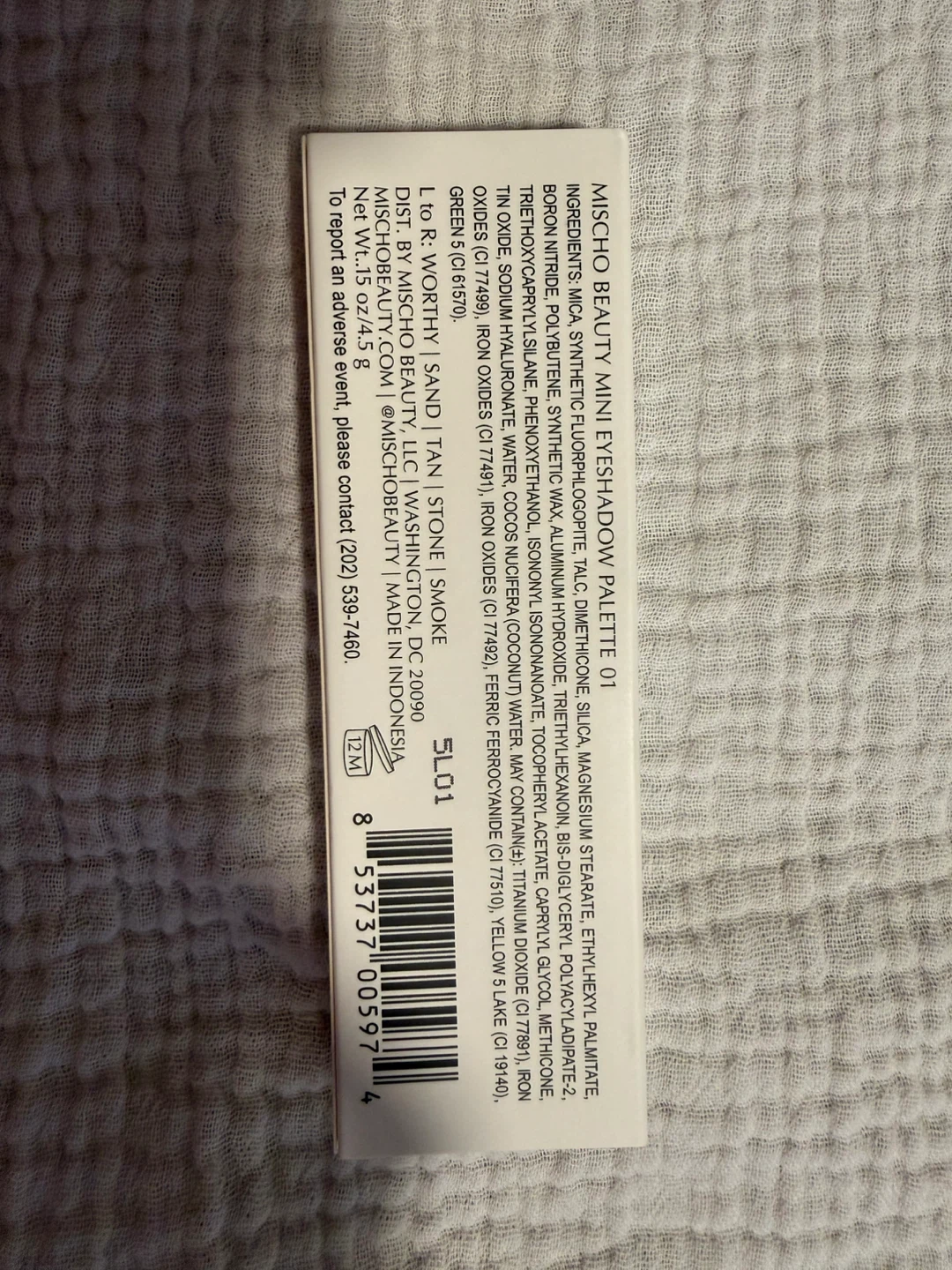 MISCHO BEAUTY Mini Eyeshadow Palette 01 - photo 3