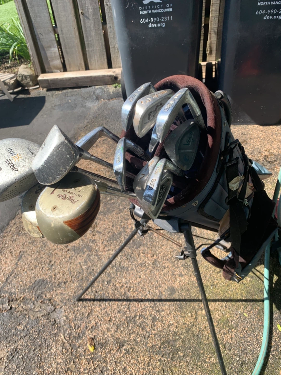 Used Golf Club Set with Bag