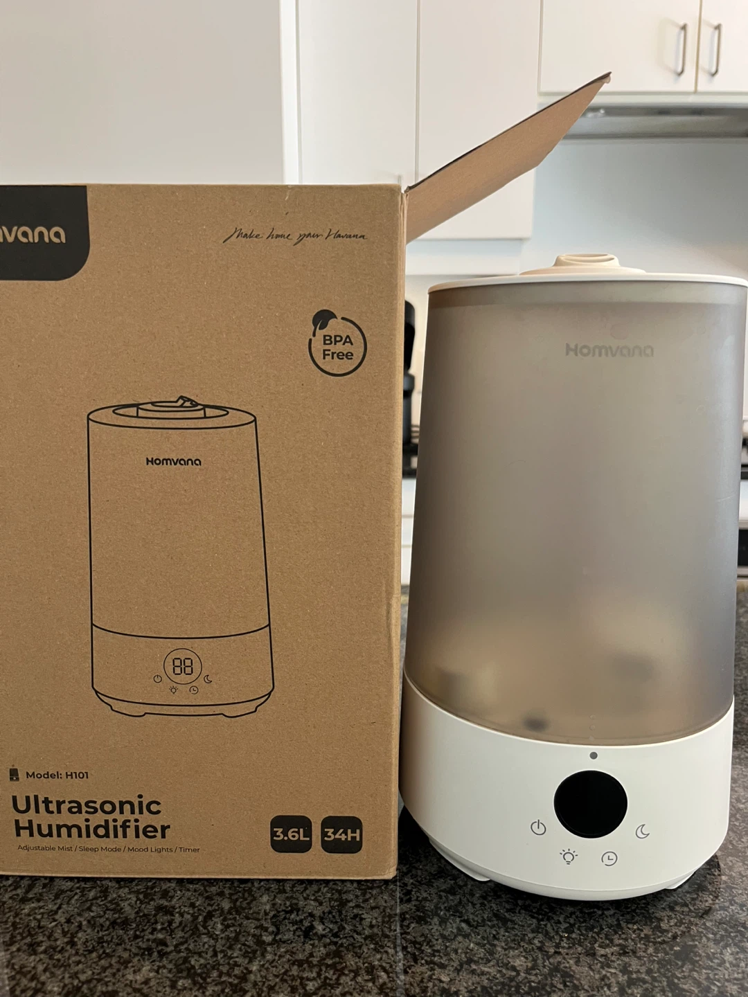 Homvana H101 Ultrasonic Humidifier