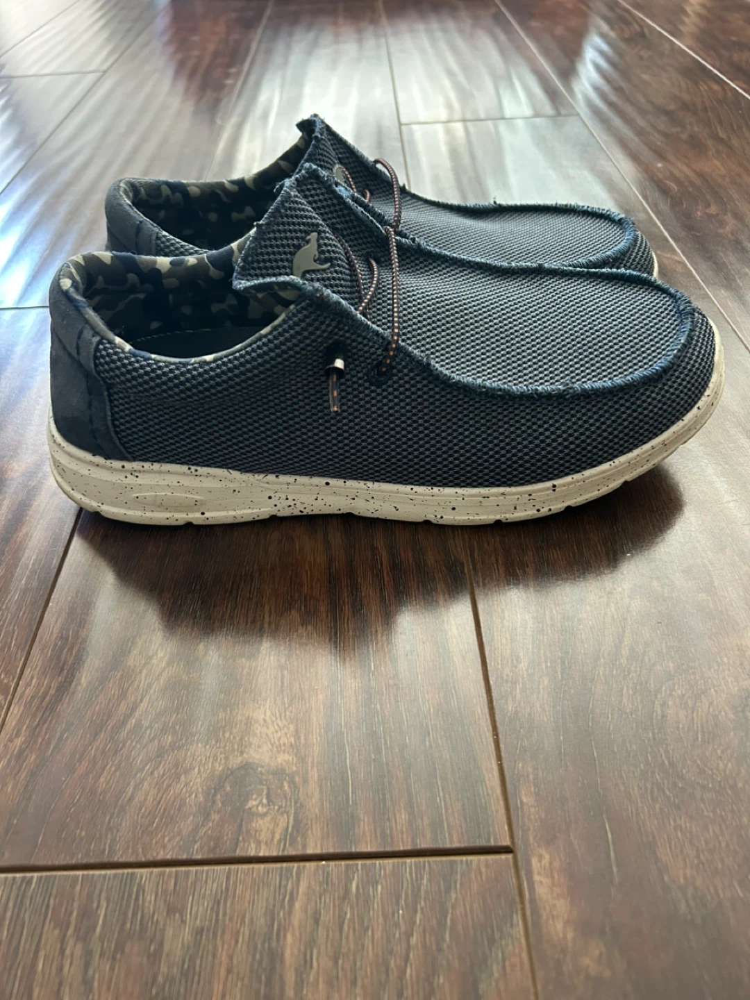 Hey Dude Men's Size 9 Wally Sox Shoes Blue Camo Lined - photo 2