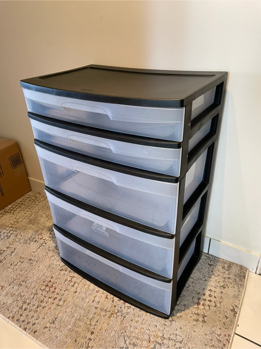 Plastic Drawer Organizer Unit