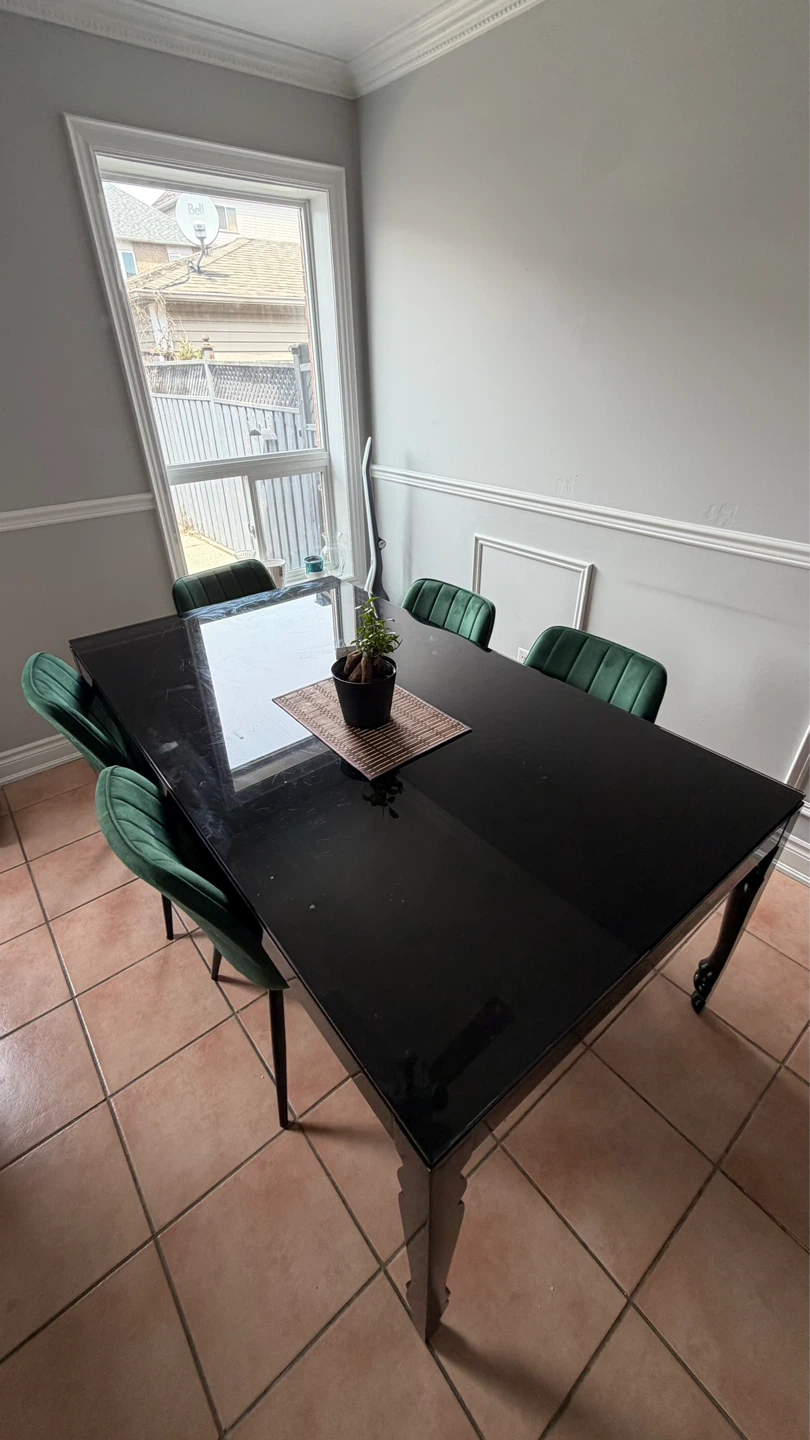 Black Dining Table - 1.78 m - photo 3
