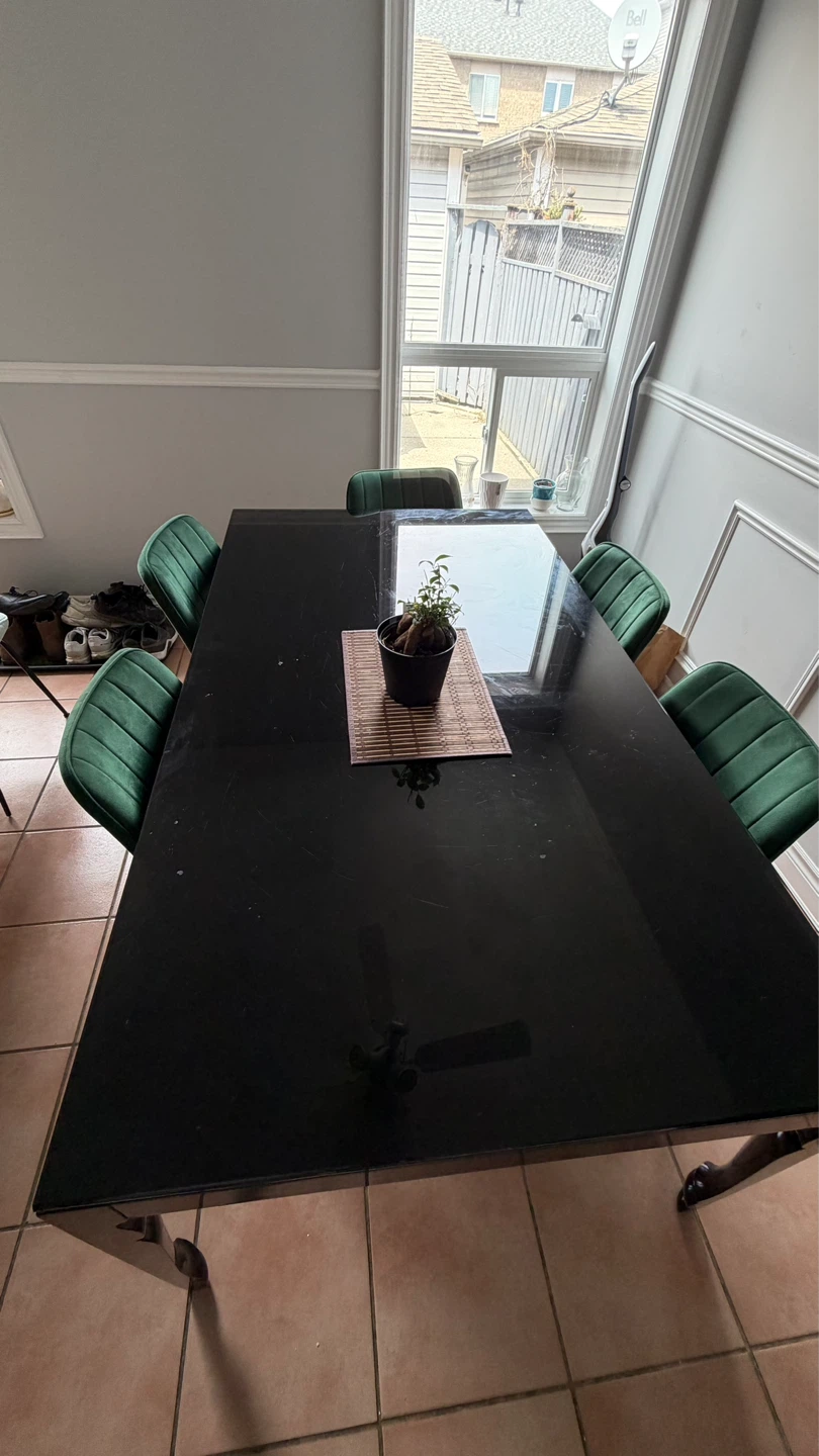 Black Dining Table - 1.78 m - photo 4