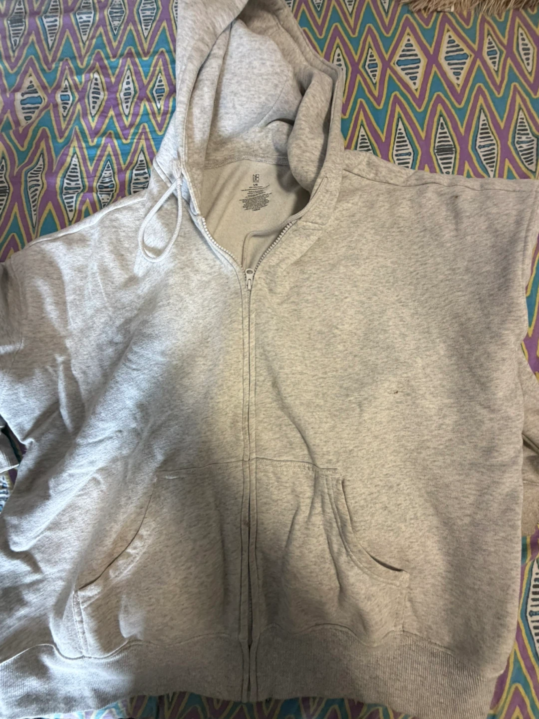 Spring Sale - Gildan Grey Full Zip Hoodie - photo 2