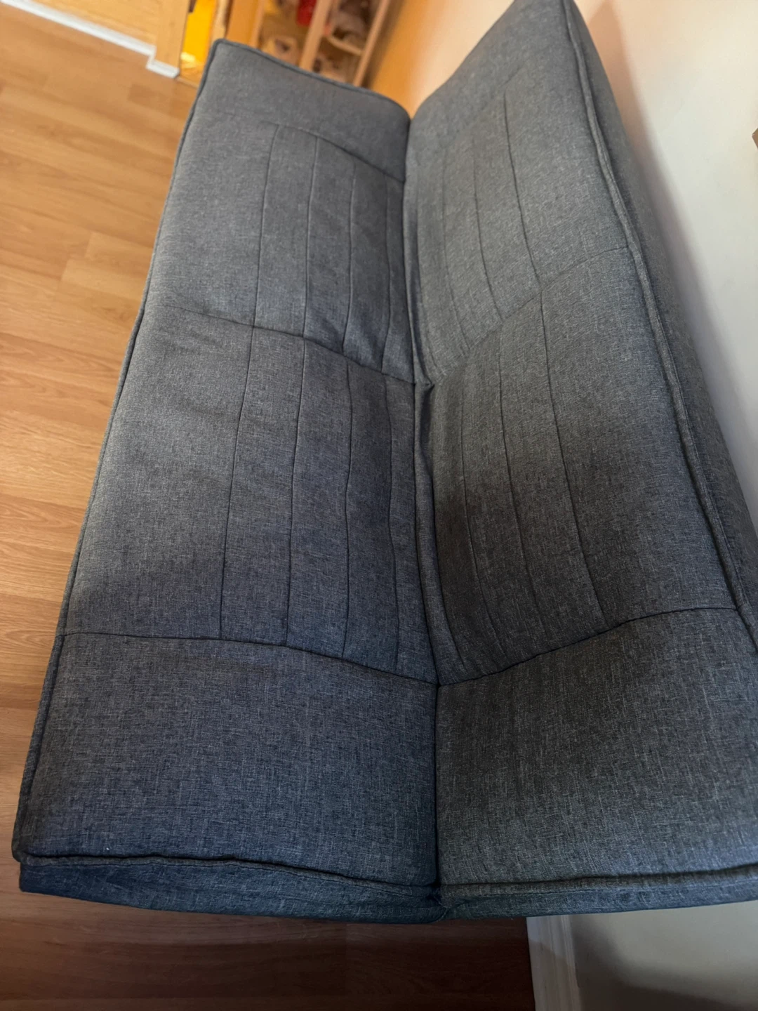 Grey Futon Sofa Bed - photo 2