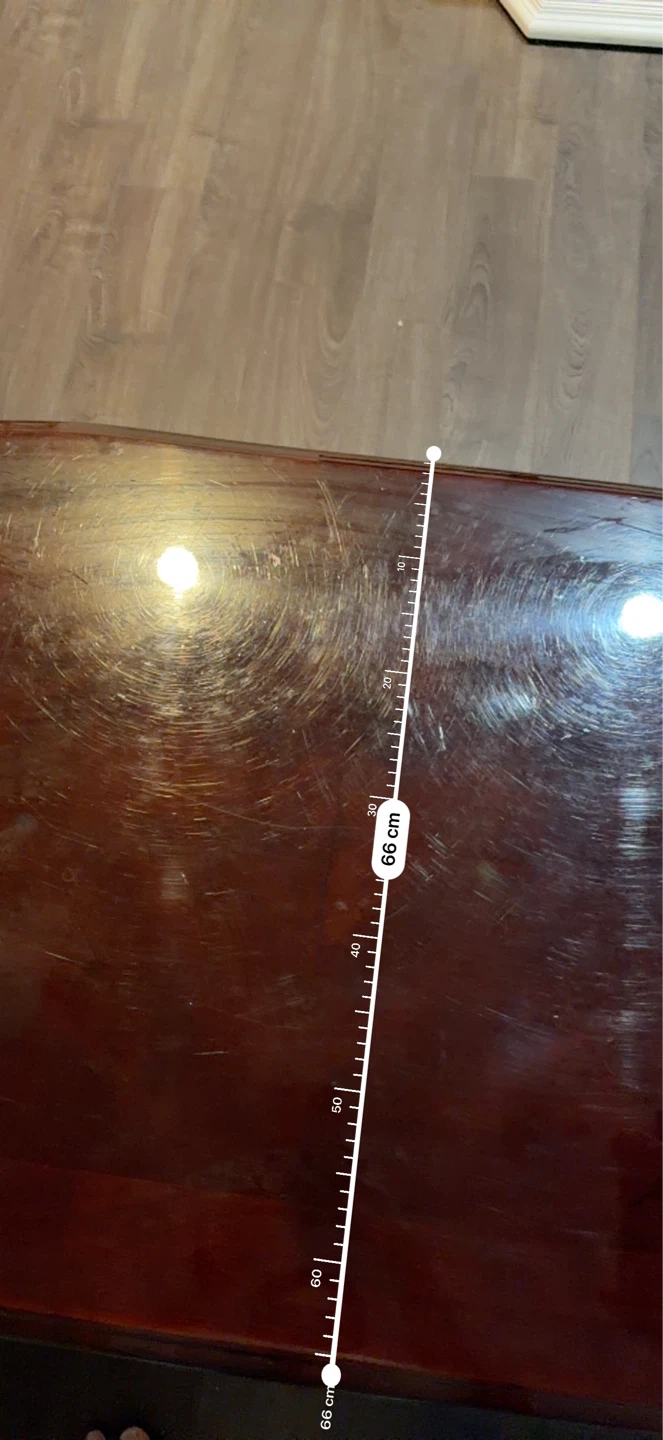 Dark Wood Coffee Table - 1.31m Long - photo 5