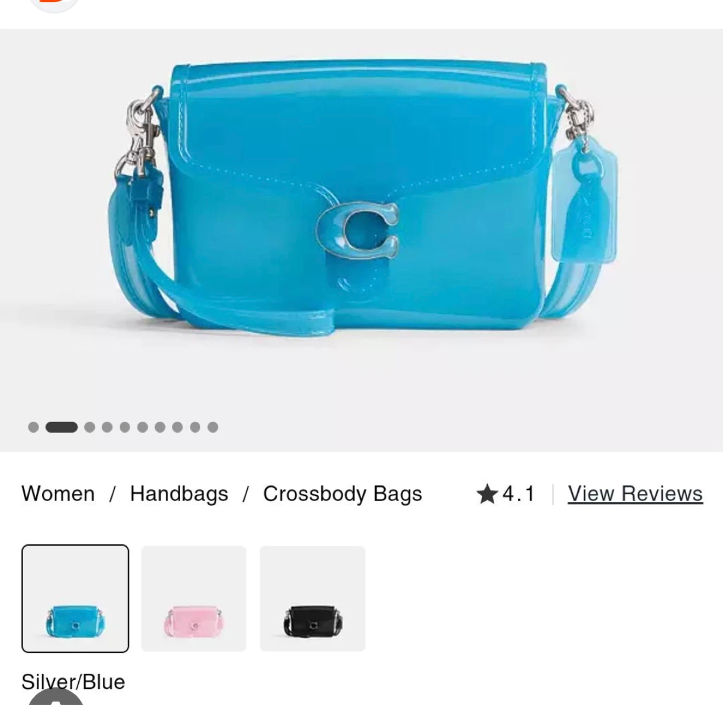 Coach Jelly Tabby Shoulder Bag - Blue - photo 2